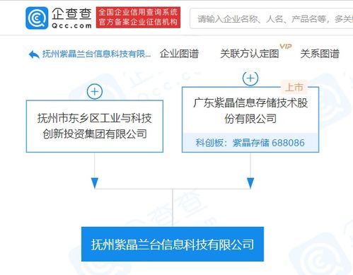 紫晶存儲成立撫州紫晶蘭臺信息科技公司，拓展大數據與信息系統集成服務